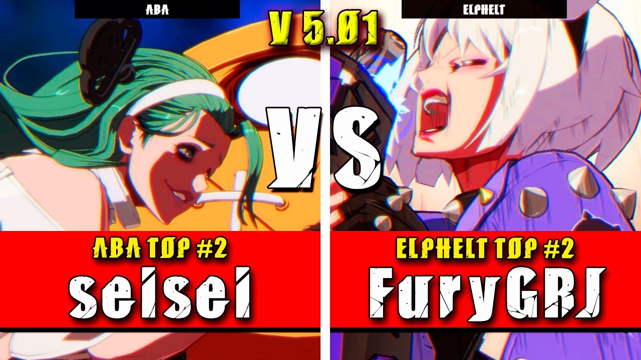 GGST | seisei (ABA) VS FuryGRJ (Elphelt) | Guilty Gear Strive High level gameplay