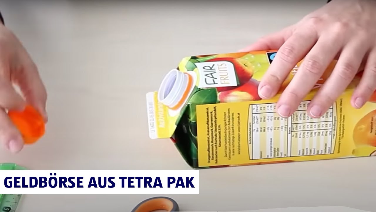 Geldb&ouml;rse | DIY aus Tetra Pak