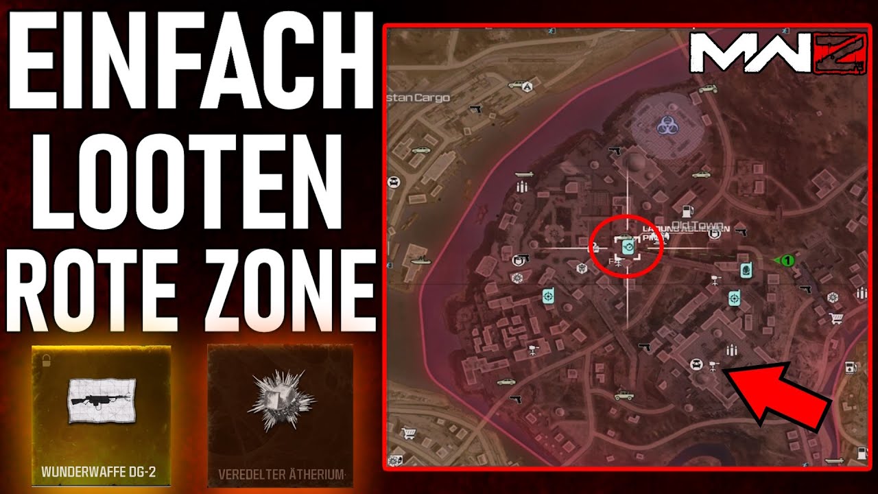 SEHR EINFACH LOOTEN & BAUPLÄNE FINDEN in der ROTEN ZONE in MWZ (Modern Warfare 3 Zombies Deutsch)