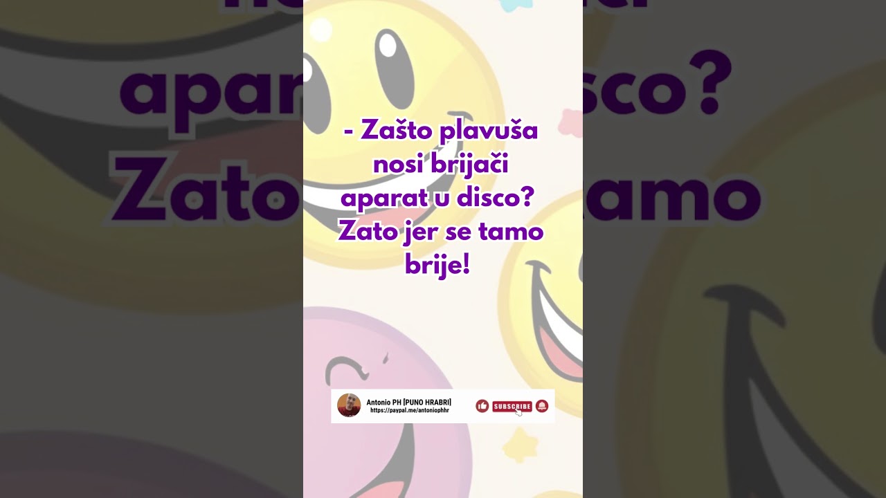 Plavu&scaron;a je to! 😄😁 #humor #vicevi #zabava #komedija #smijeh #smijesno #balkan #smehdosuza #topvicevi