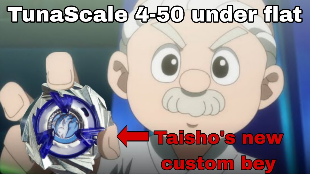 Taicho's new (custom) bey: Tuna Scale 5-60 Under flat 