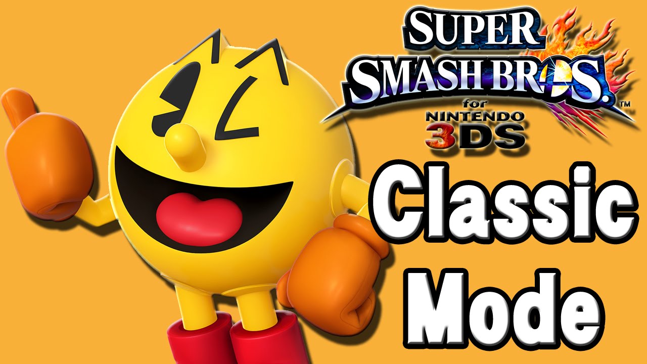 Super Smash Bros. For 3DS (Classic Mode | Pac-Man)