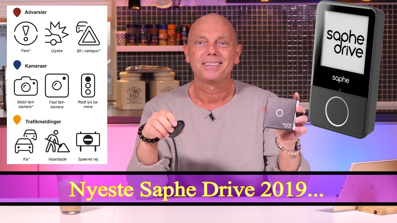 Saphe Drive 2019 / Nyeste Produkt indenfor Trafiksikkerhed - Fartkontrol - K&oslash; - Ulykke m.v.