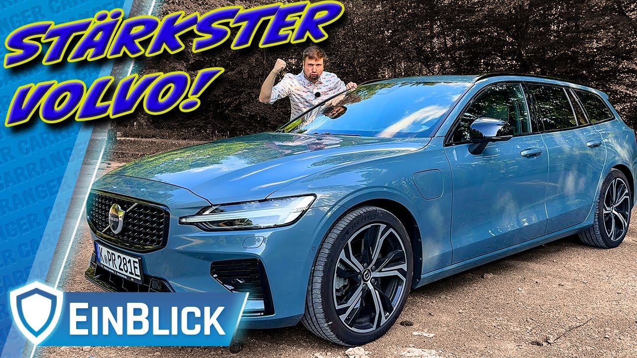Volvo V60 Recharge T8 AWD - STÄRKSTER VOLVO ALLER ZEITEN! Kräftig, aber immer sanft!