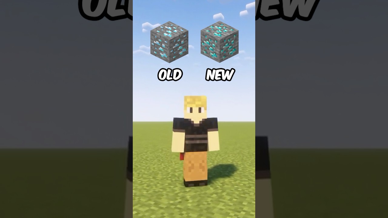 Old Vs New Minecraft Blocks