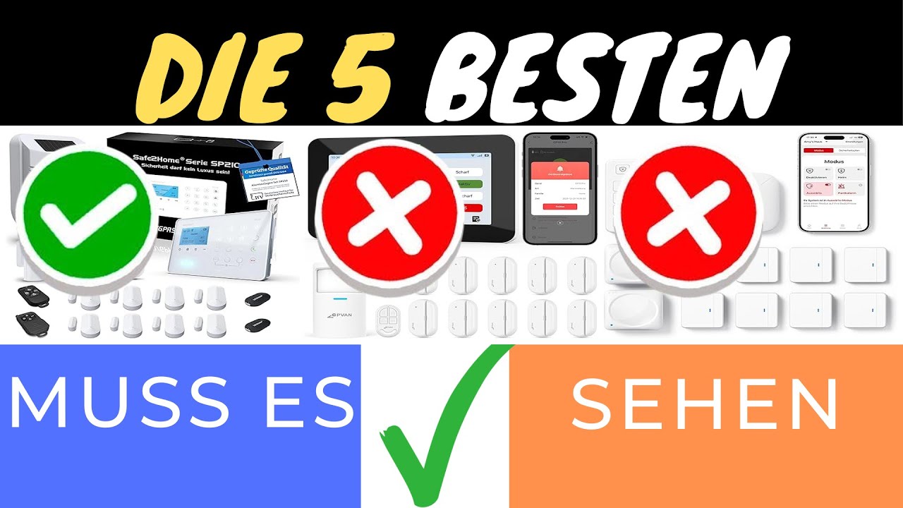 SICHERHEIT FÜR DEIN ZUHAUSE: DIE 3 BESTEN ALARMANLAGEN 2025! 🚨🏠