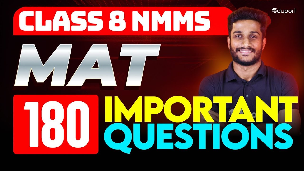 Nmms Mat 180 Important Questions | Eduport