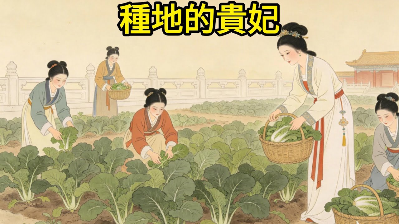 其他貴妃都能歌善舞，而我，平平無奇只會種地。饑荒之年，禦花園變菜園，我種的菜養活了半個後宮。皇帝從此唯獨寵我一人。#民間故事 #故事頻道 #感人故事 #感人故事 #情感