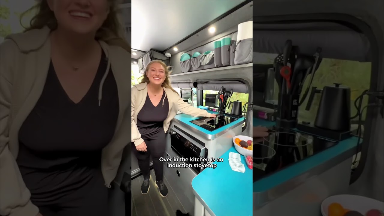 ВАН-ТУР 🚐 Вмещает 4 человека и имеет скрытую ванную комнату! #vantour #rvtour #vanlife #фургоны #...