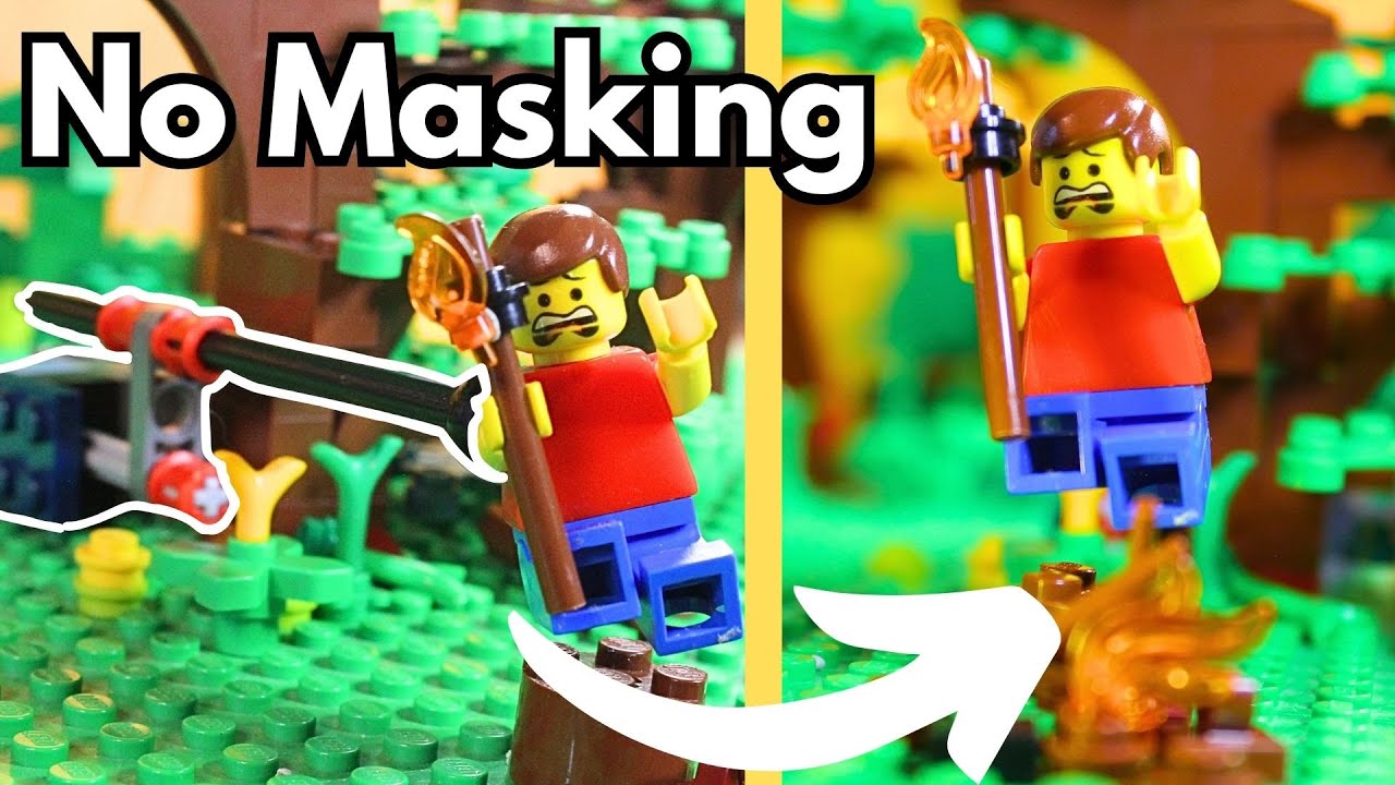 Make Objects Fly Without Masking; Lego Stop Motion