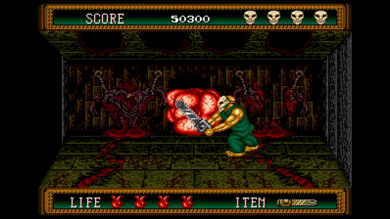 Splatterhouse 2 All Bosses No Damage