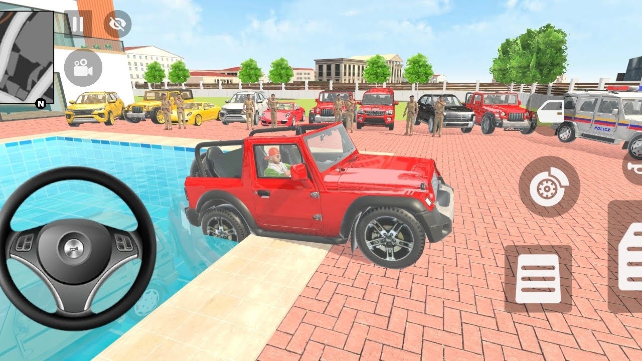 Modified police car 🚨 gangster life in Indian street open world game for Android ❤️