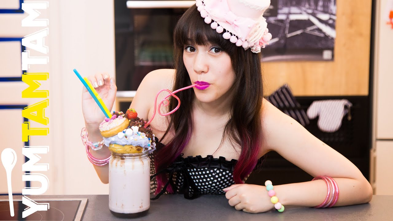 Freakshakes // verrückt dekorierter Milchshake // #yumtamtam