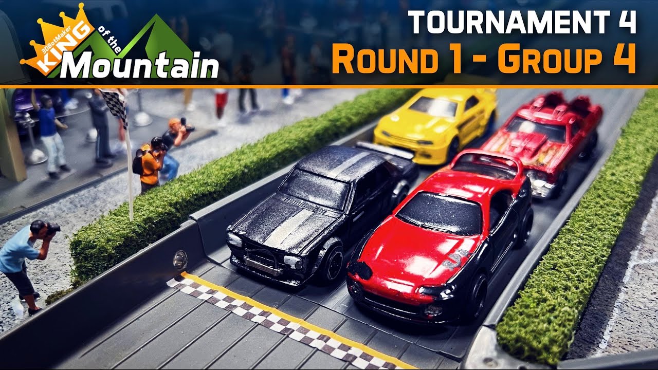 KotM Tournament 4 🏁 Round 1 Group 4 - Modified Diecast Car Racing