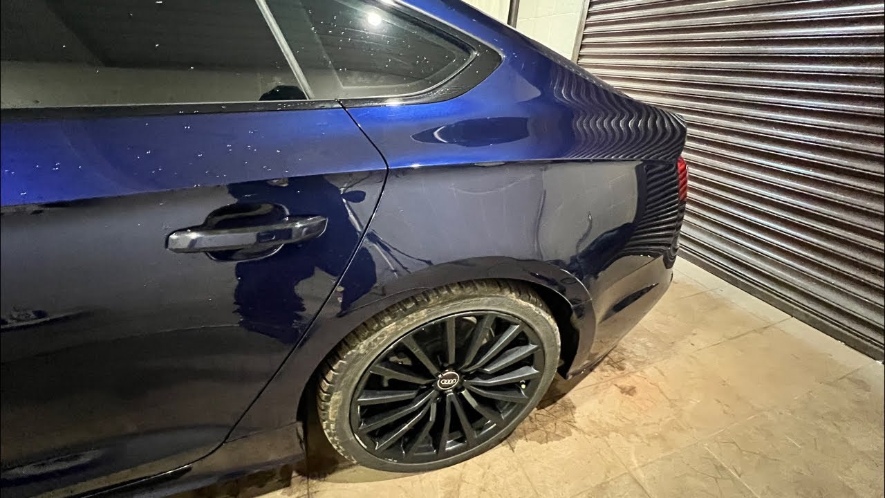 Ремонт заднего крыла Audi A5 ￼Ресурс и Факт в прямом эфире!