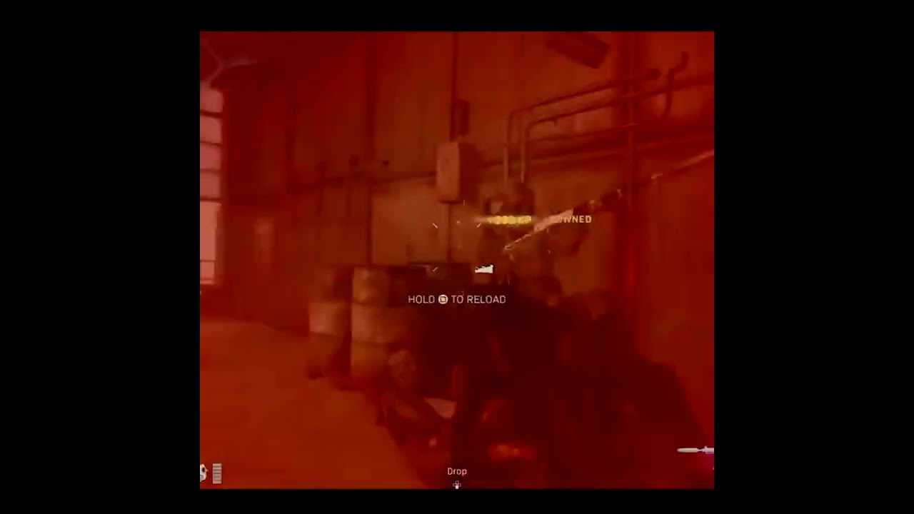 That Hysteria While Throwing a Knife in Warzone 😱 #Shorts