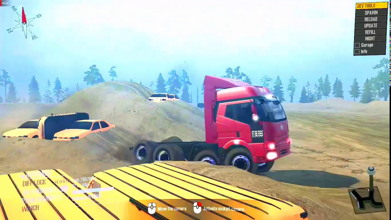 Faw Truck vs Rock climbers | Mudrunner Game