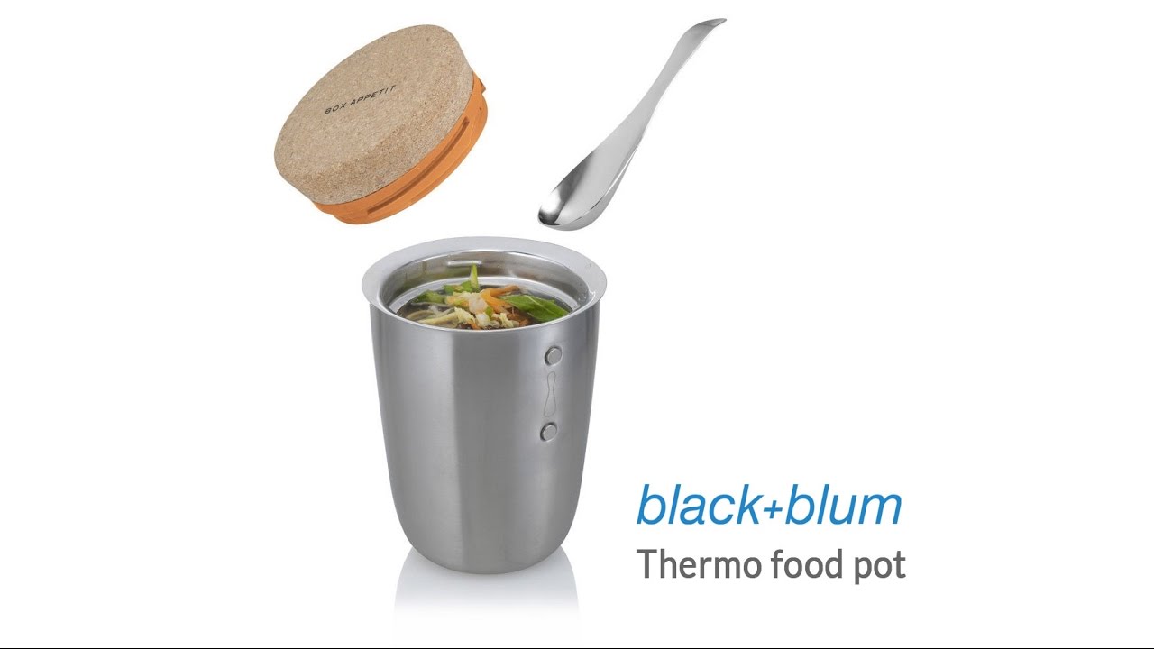 Black and Blum Thermo Stainless Steel Pot