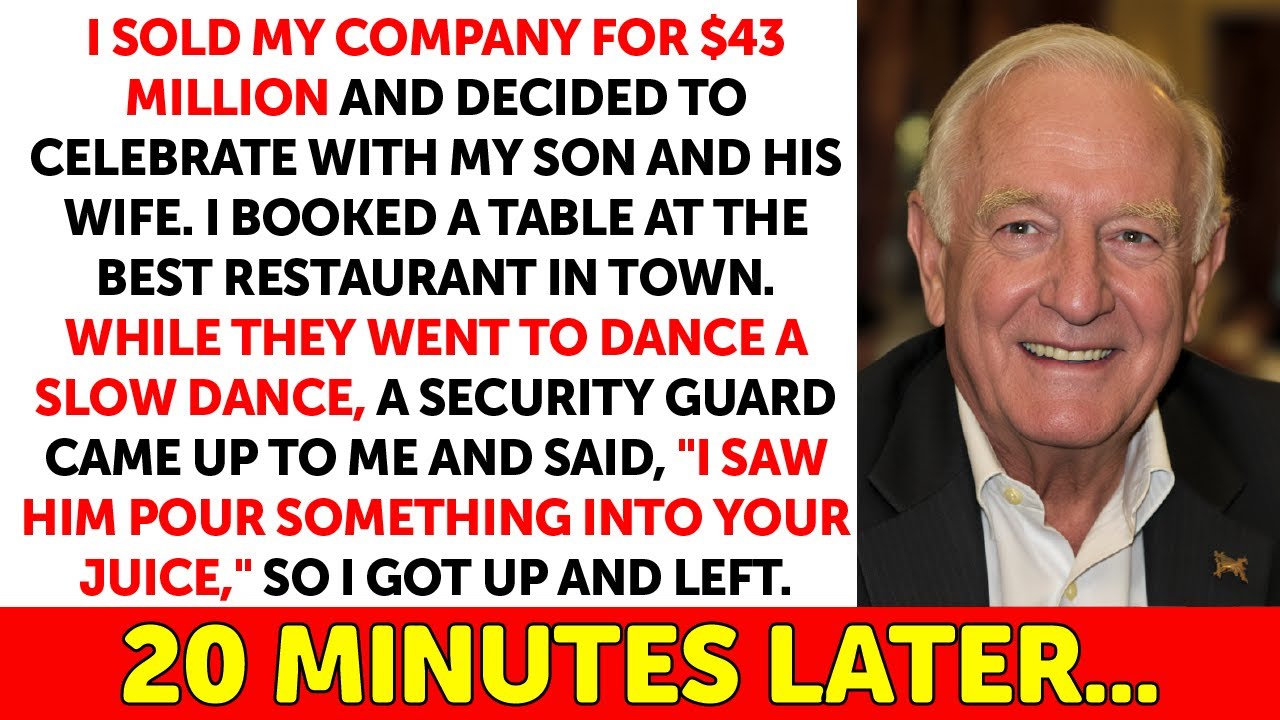 My Son Tried to Poison Me for $45 Million Fortune — But Five Minutes Later His World Collapsed.