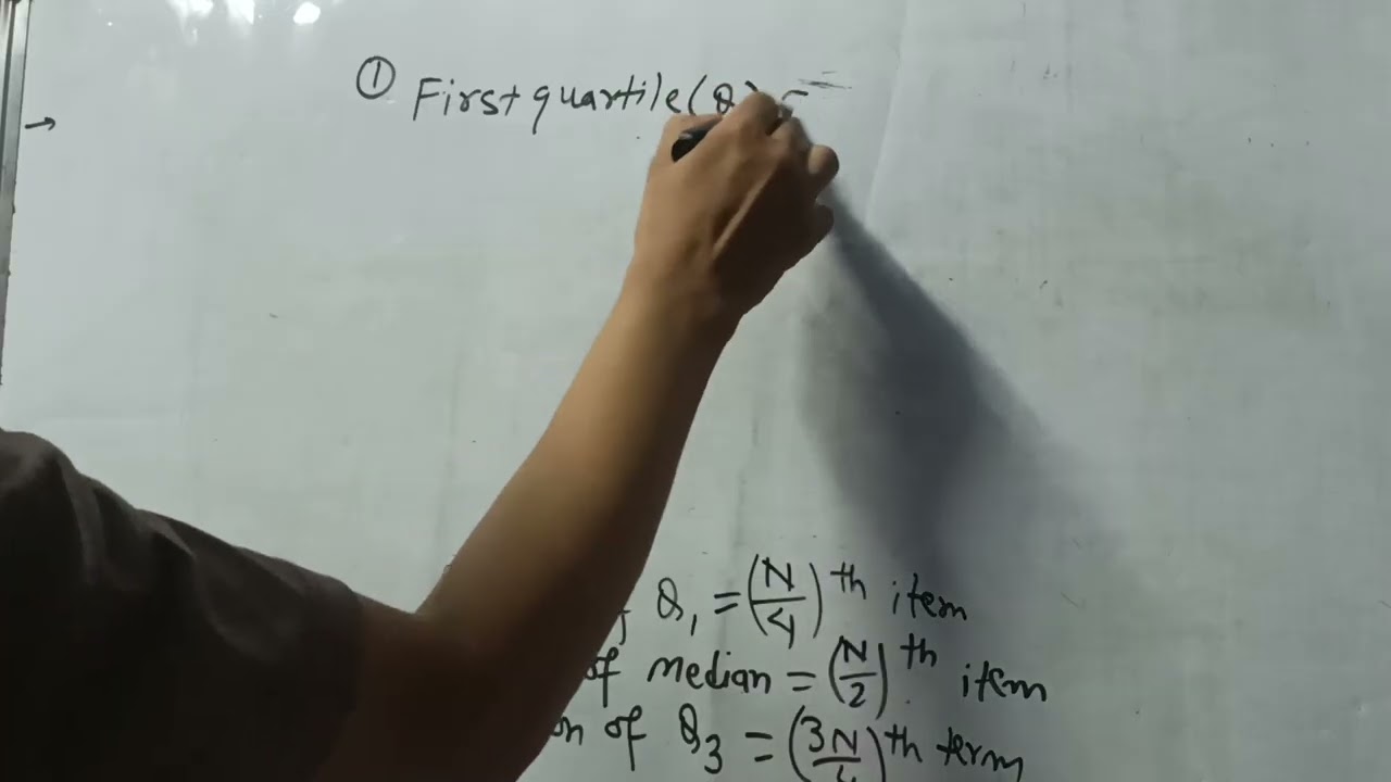 Finding median from continuous data