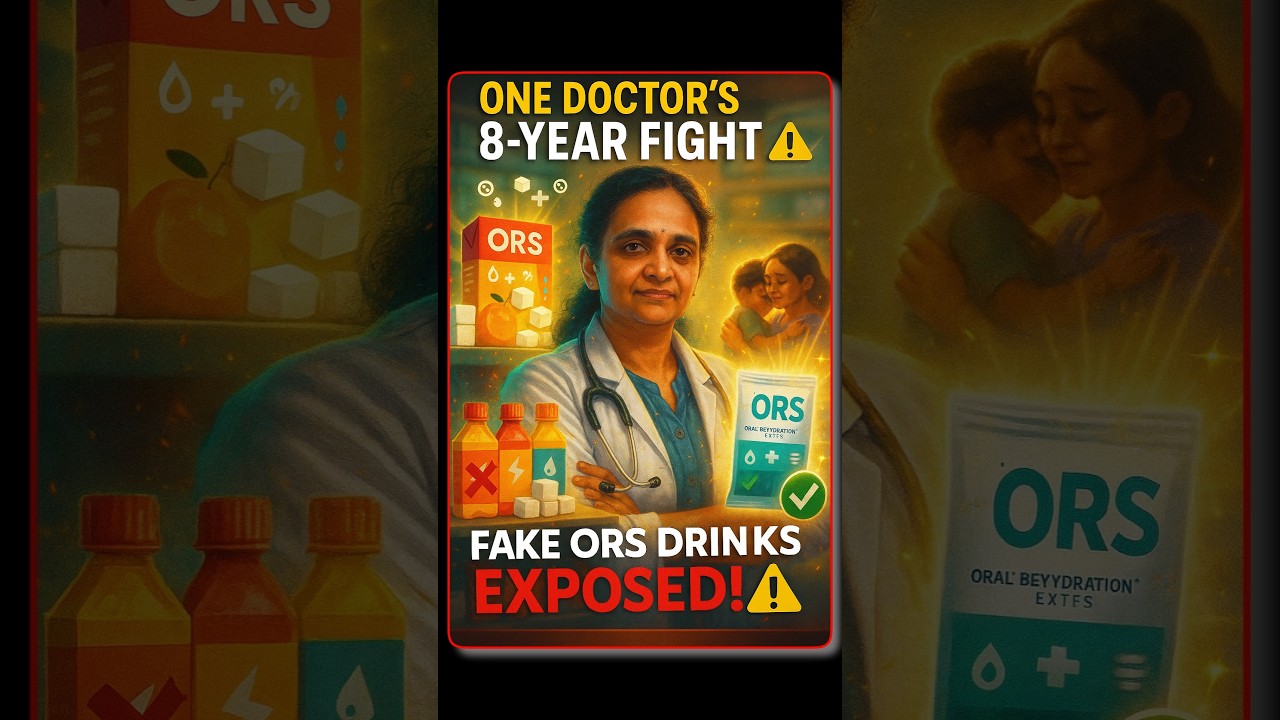 FSSAI Bans Fake ORS Drinks! Hyderabad Doctor’s 8-Year Fight Saves Lives  | Real ORS vs Fake 
