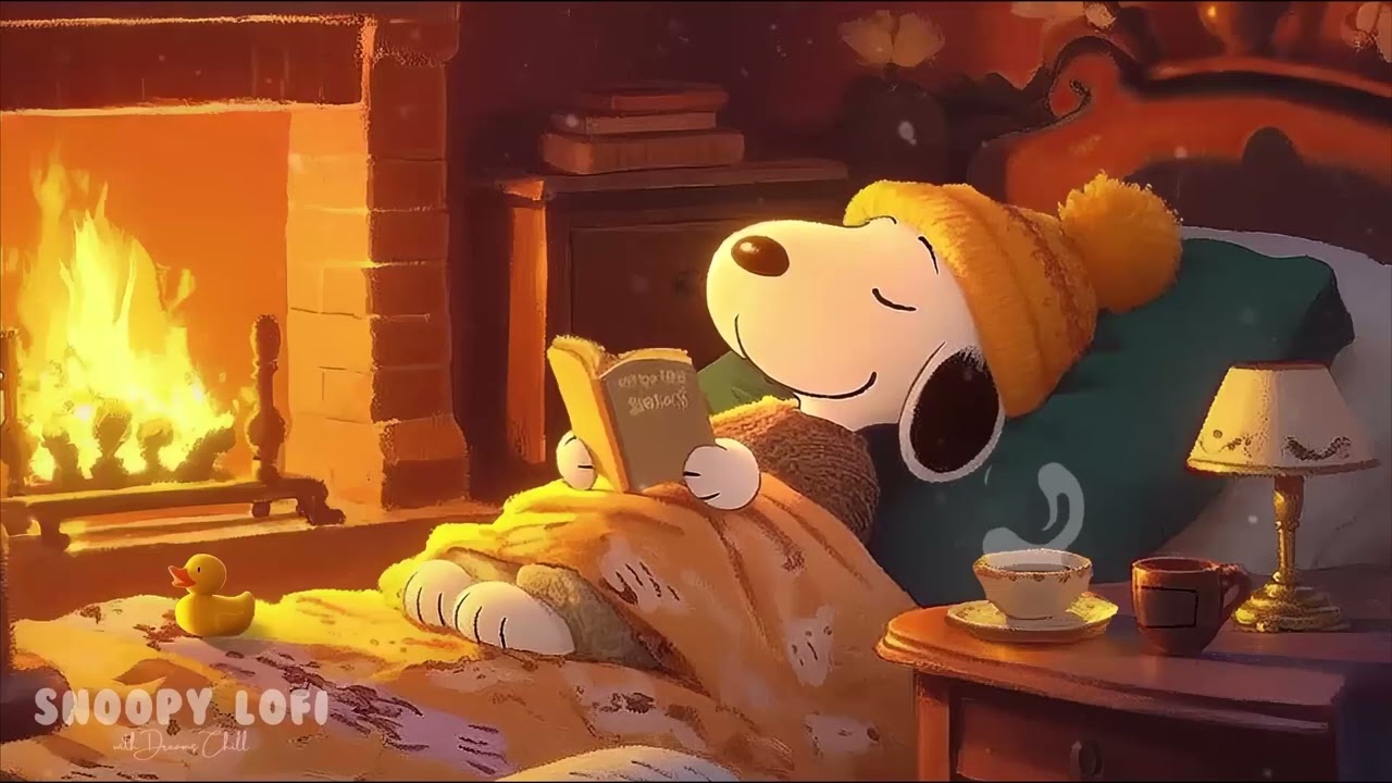 Reading Time with Snoopy 📖 lofi hip hop chill/relax/study