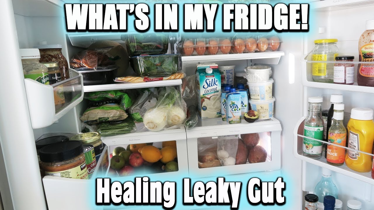 WHATS IN MY FIRDGE! | HEALING LEAKY GUT
