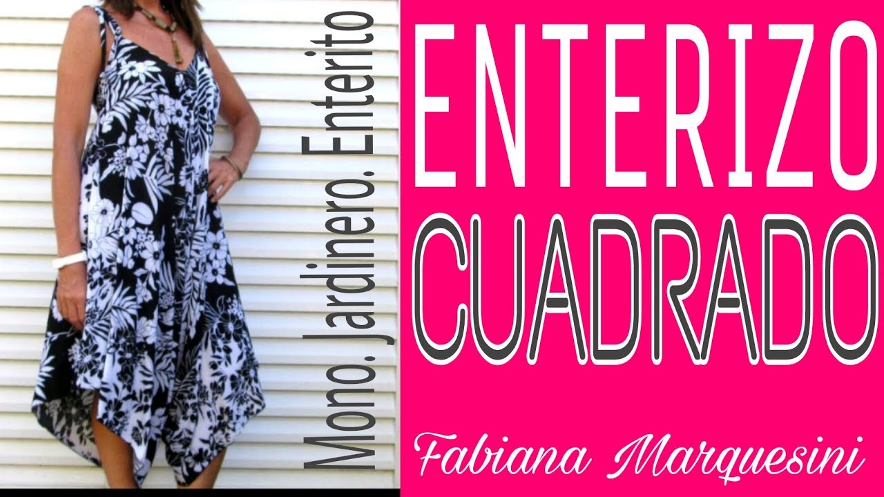 Cómo hacer un ENTERIZO CUADRADO - Fabiana Marquesini - 34