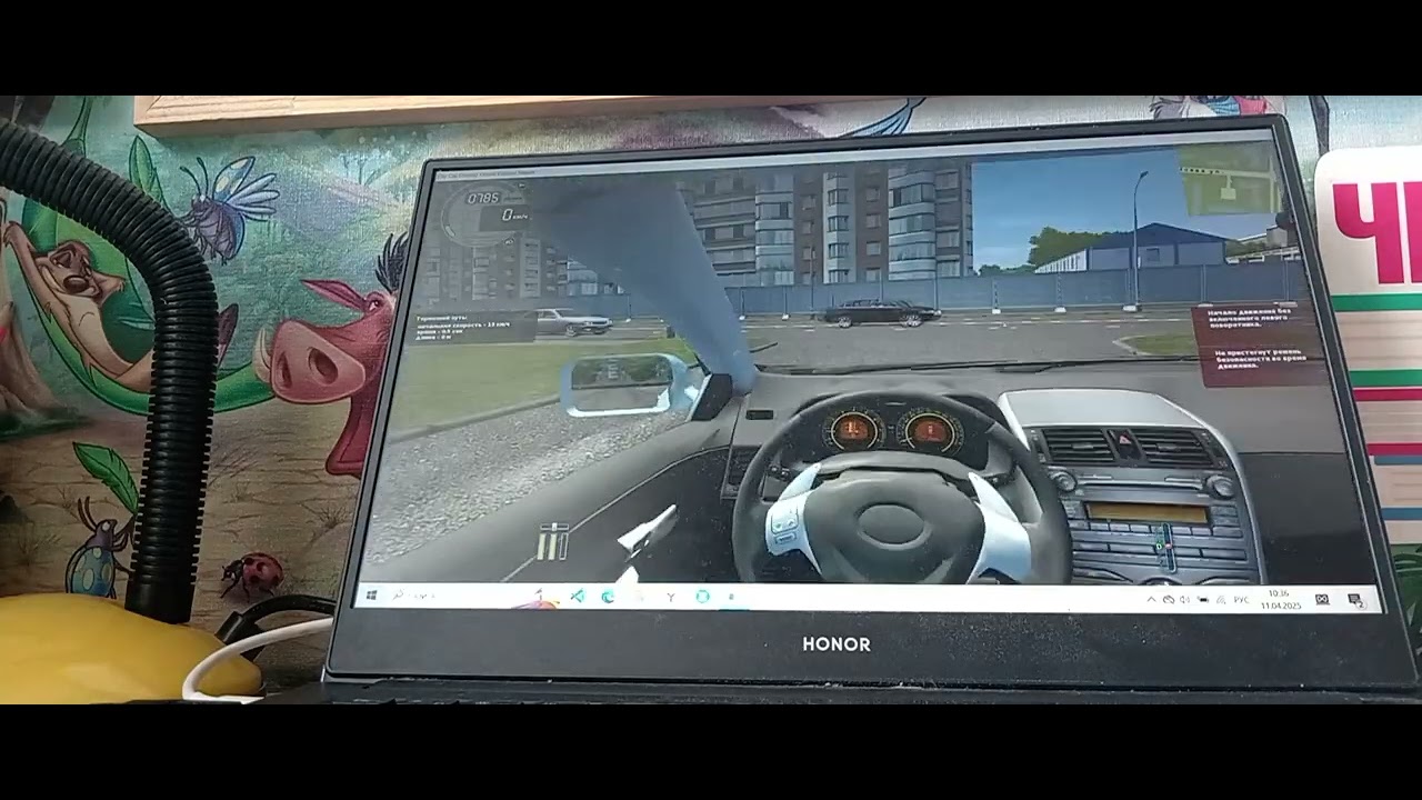 Игра City Car Driving на Тойоте Королле