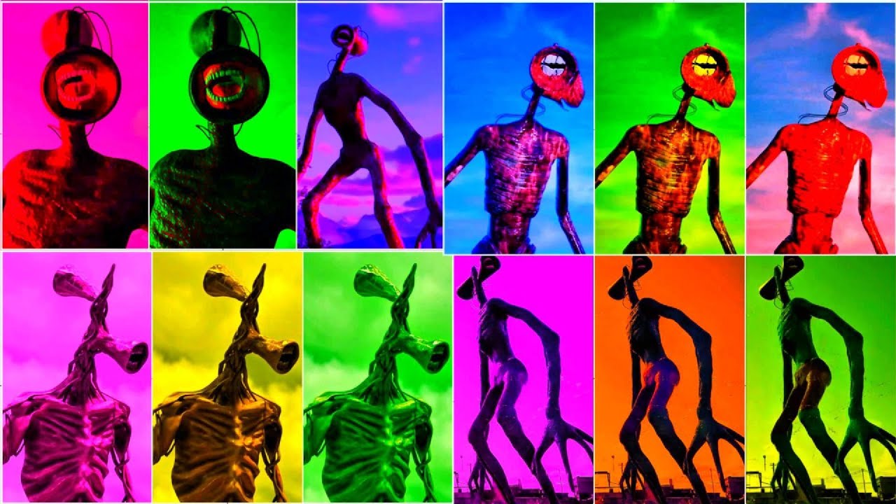 Siren head megamix coffin dance meme song cover siren head mega colour battle coffin dance