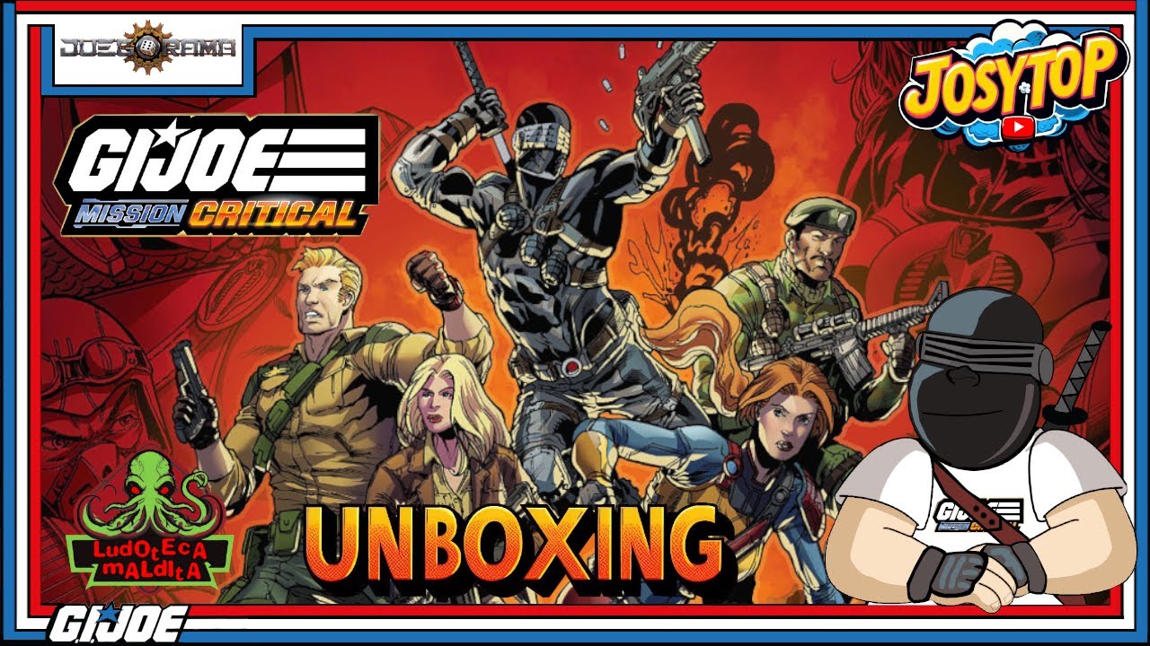 GIJOE Mission Critical - Unboxing - colaboración con @ludotecamaldita y  @juegoramaeditorial