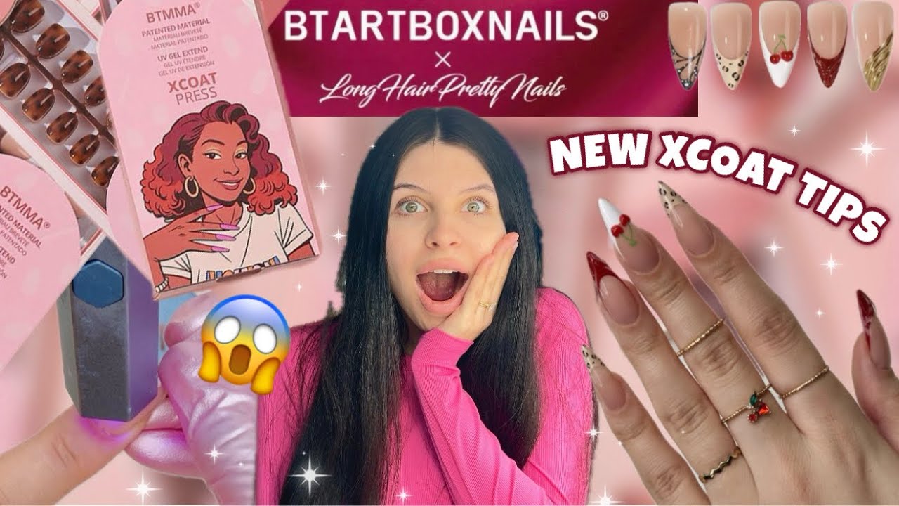 BTArtbox × LongHairPrettyNails: распаковка и примерка! 😍 Осенние накладные ногти XCOATPRESS