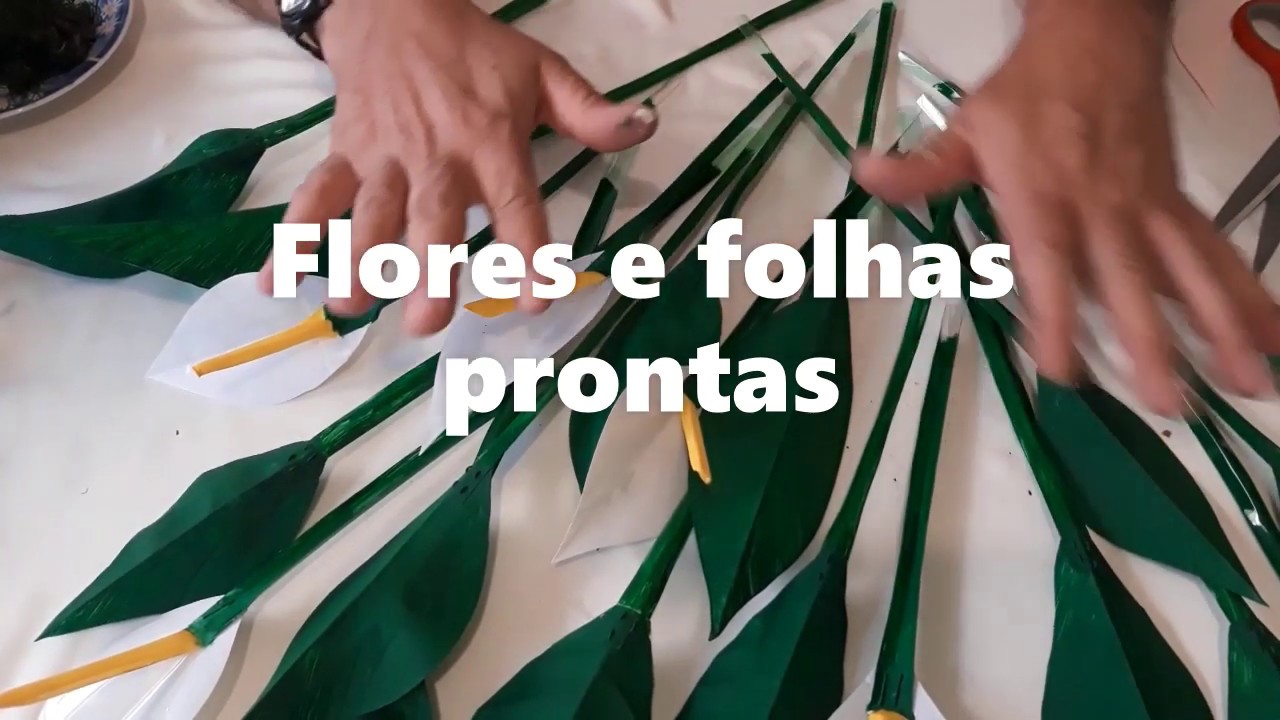 trabalho em garrafas pet