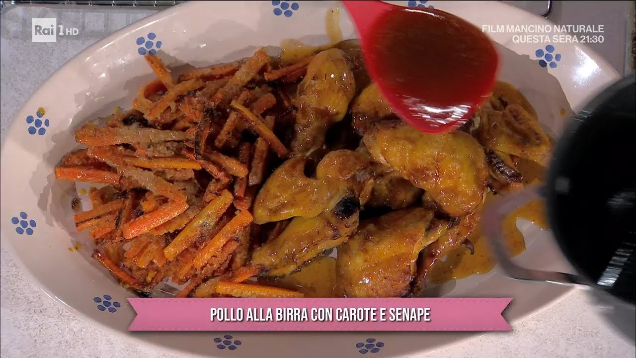 Pollo alla birra con carote e senape - È sempre mezzogiorno 29/05//2024