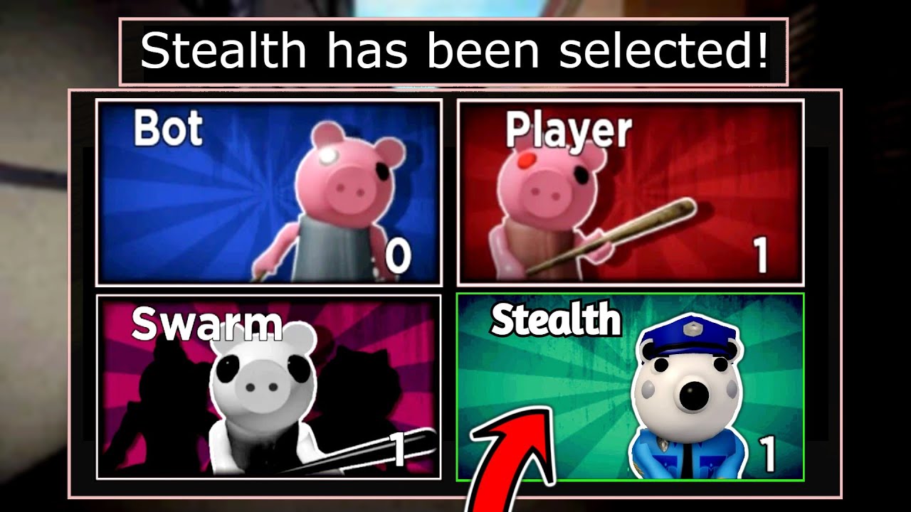 The PIGGY *STEALTH* Mode CHALLENGE!!