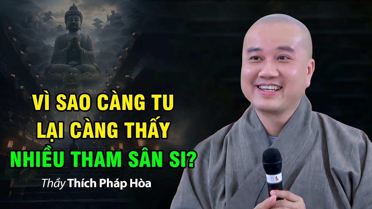Vì sao càng tu lại càng thấy nhiều tham sân si? Thầy Thích Pháp Hòa