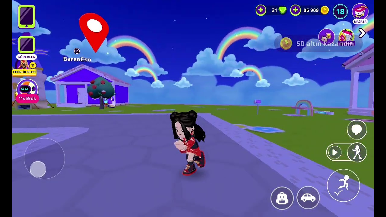 Pkxd'de sahip olduğum şeyleri size gösteriyorum 5#pkxd/BerenTV♡♡♡