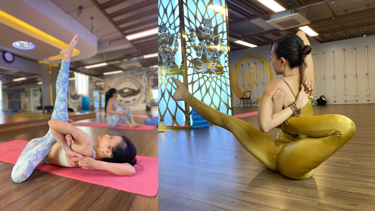Advanced Variation for Sitting Bound Yogic Staff Pose | Advanced Hip Opening Yoga by Yograja