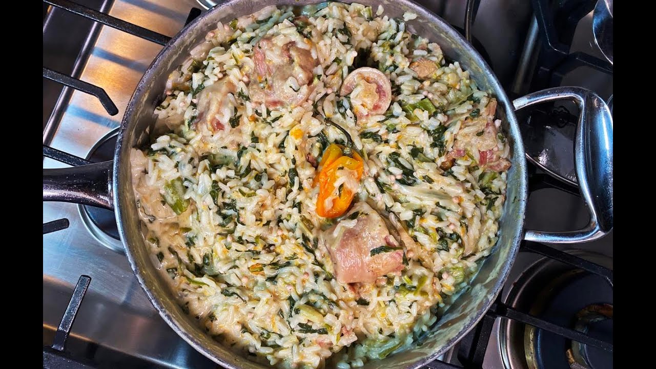 Рецепт риса со шпинатом: питательное и ароматное блюдо в одной кастрюле | CaribbeanPot.com
