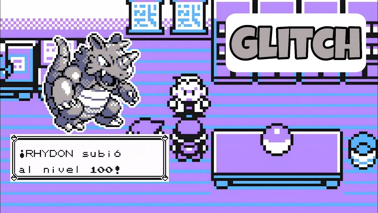 El glitch de Rhydon nivel 100 en Pokémon Amarillo