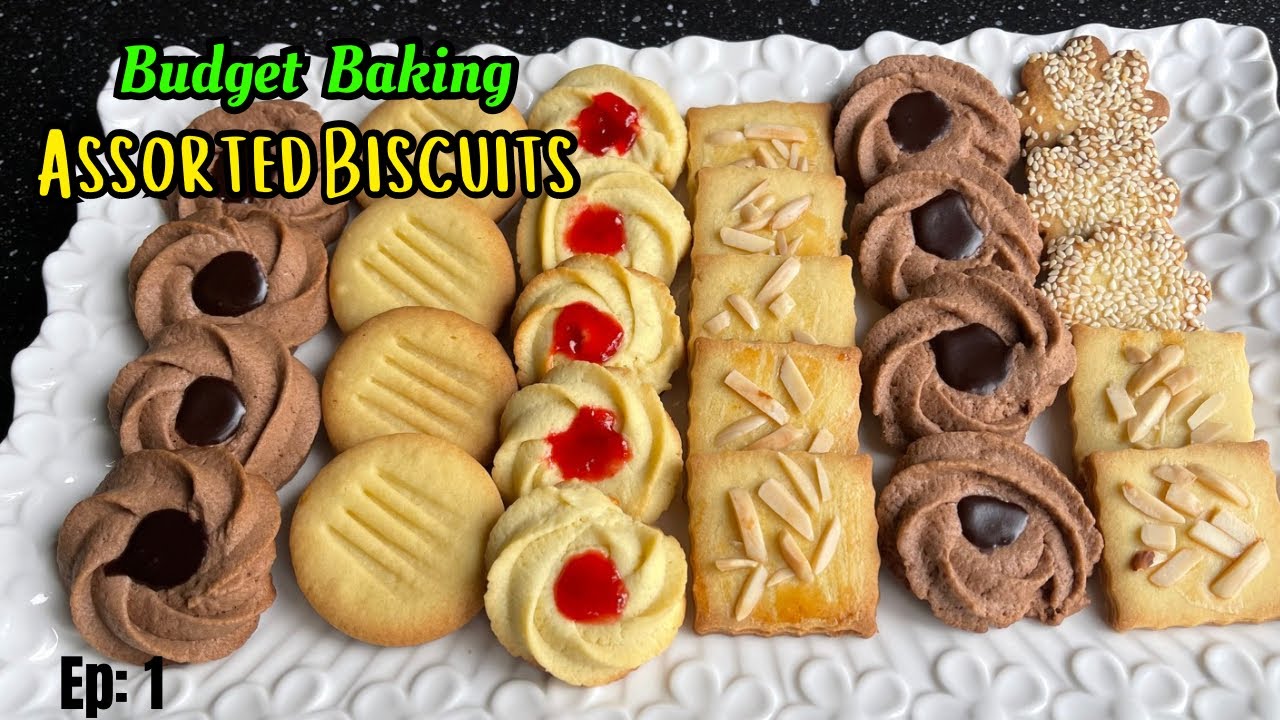 With One Dough I Made 5 Types of Famous Bakery Style Biscuits | Budget Baking | Episode 1