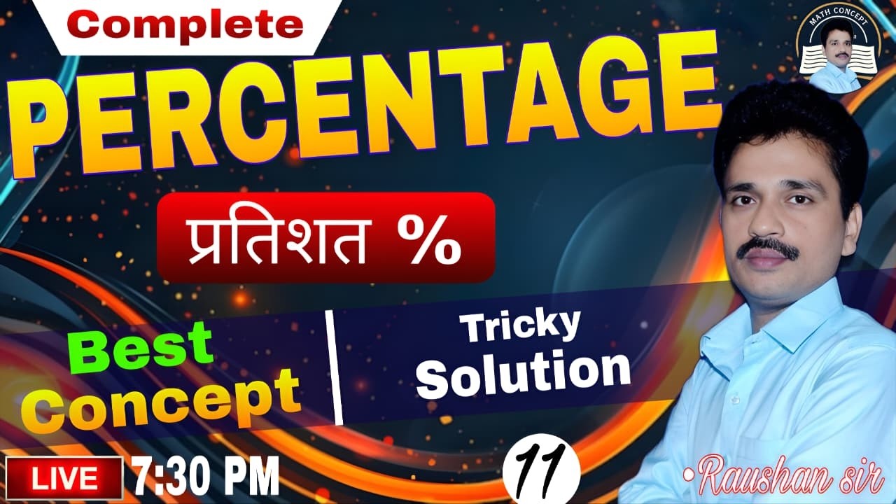 percentage by raushan sir |