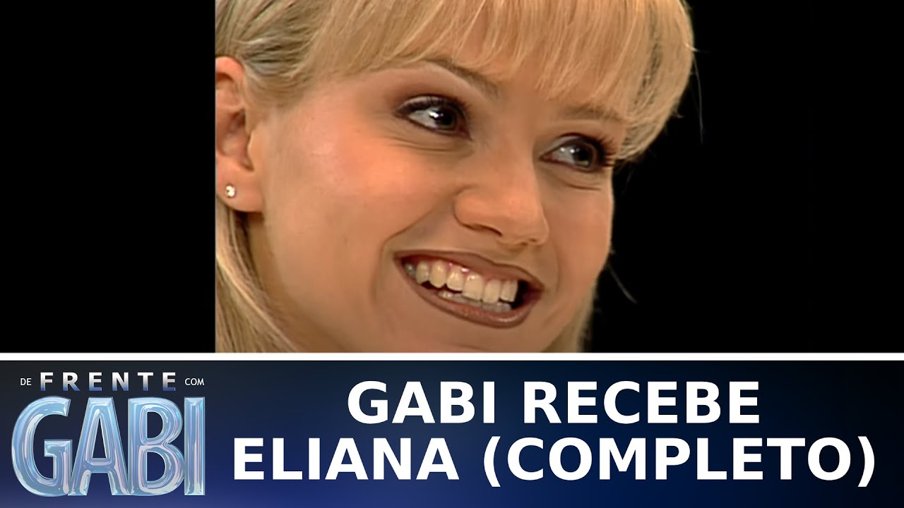 De Frente com Gabi - Eliana (30/08/1998) | SBT Vídeos