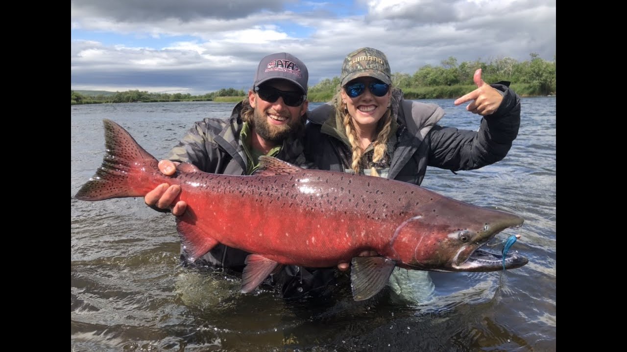 IFISH TV episode filmed at ATA Lodge - Arctic Char and BIG King Salmon in the Wilderness