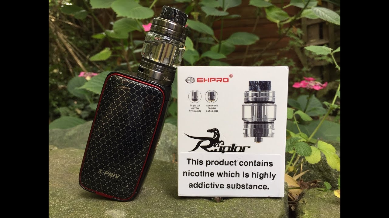 Ehpro Raptor Tank Review. Best flavour on a sub-ohm tank.