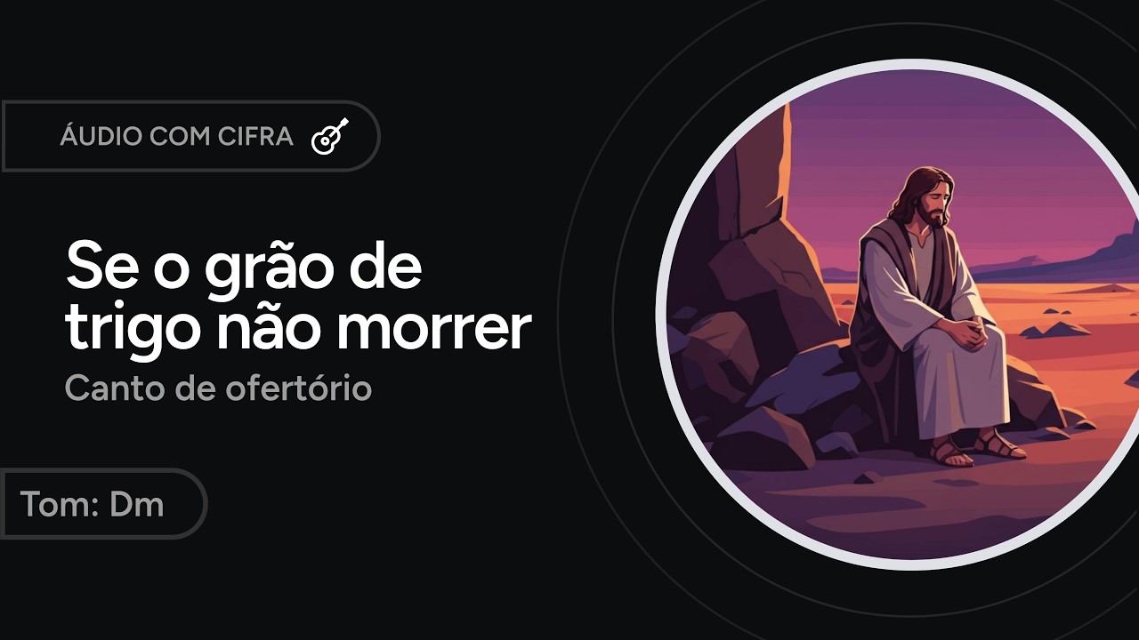 SE O GRÃO DE TRIGO NÃO MORRER - canto de ofertório para a QUARESMA [letra + cifra]
