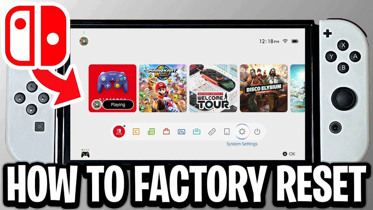 How To Factory Reset Nintendo Switch OLED - Full Guide