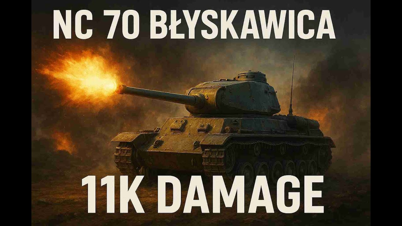 WoT - 11k damage! - NC 70 Błyskawica