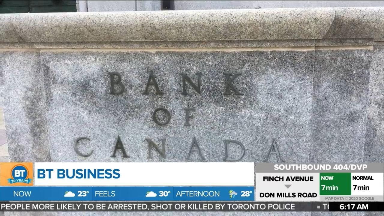 Business report: Bank of Canada rate decision looms