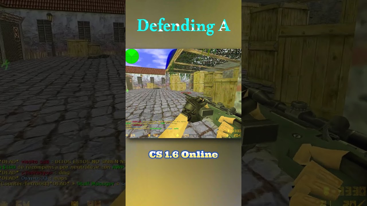 Another 6K AWP in Inferno in Counter Strike 1.6 #sniper #shorts #cs16 #wow #omg #highlights